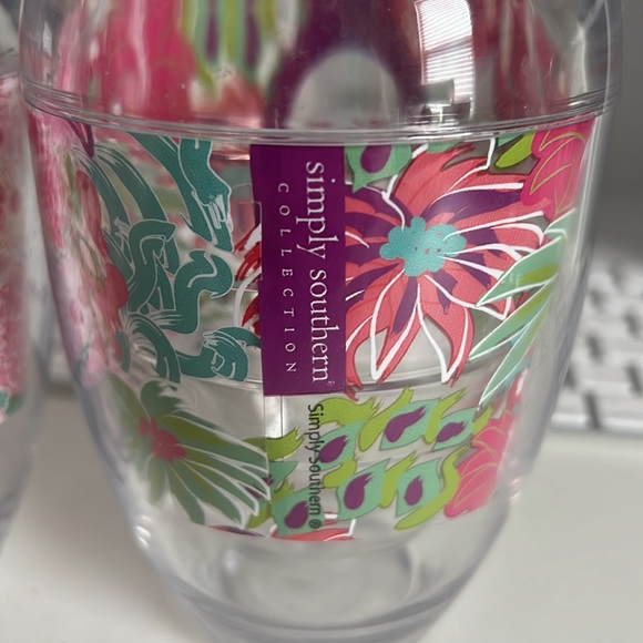 Simply Southern hello sunshine and relax more worry less stemless wine glass - Picture 5 of 7